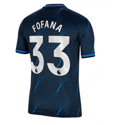 Chelsea Wesley Fofana #33 Koszulka Wyjazdowych 2023-24 Krótki Rękaw
